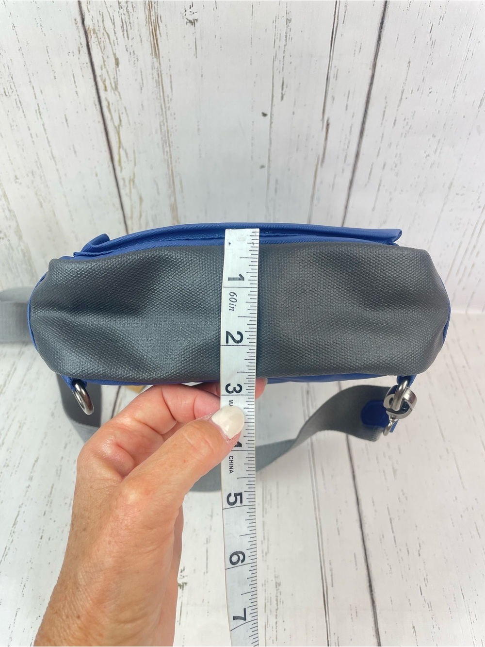 ORI LONDON Willesden Sling Bag *Burnt Blue - Picture 7 of 16